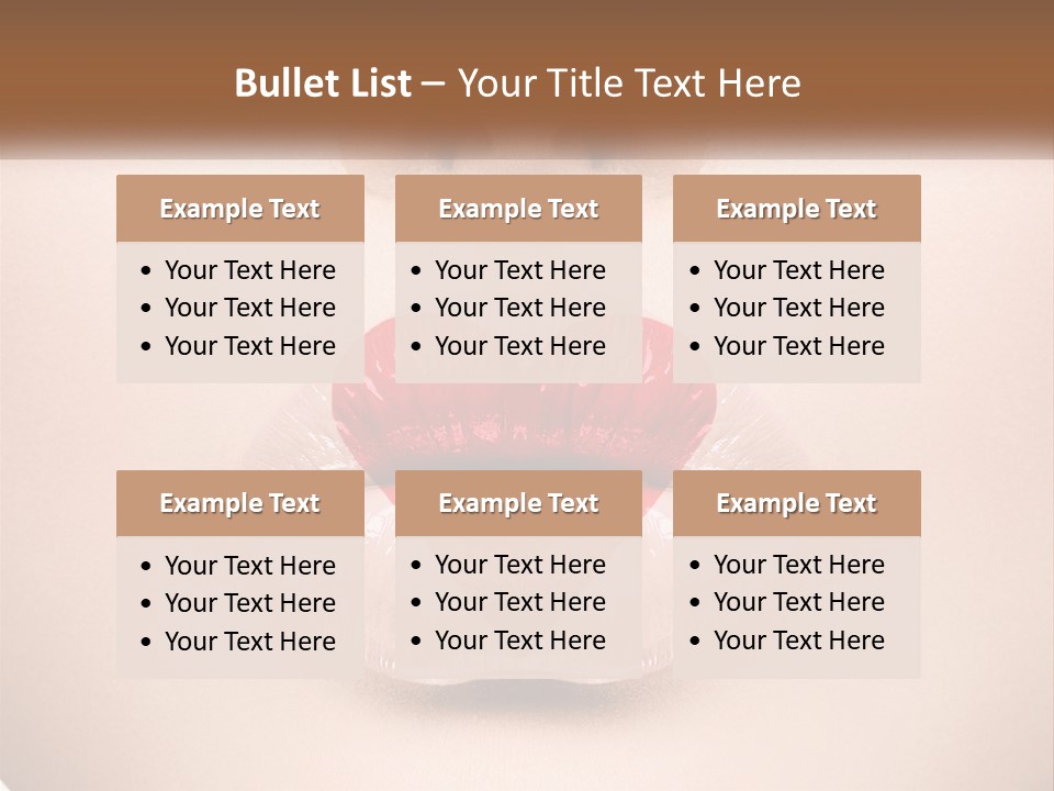 A Woman's Lips With A Heart Shaped Lip PowerPoint Template