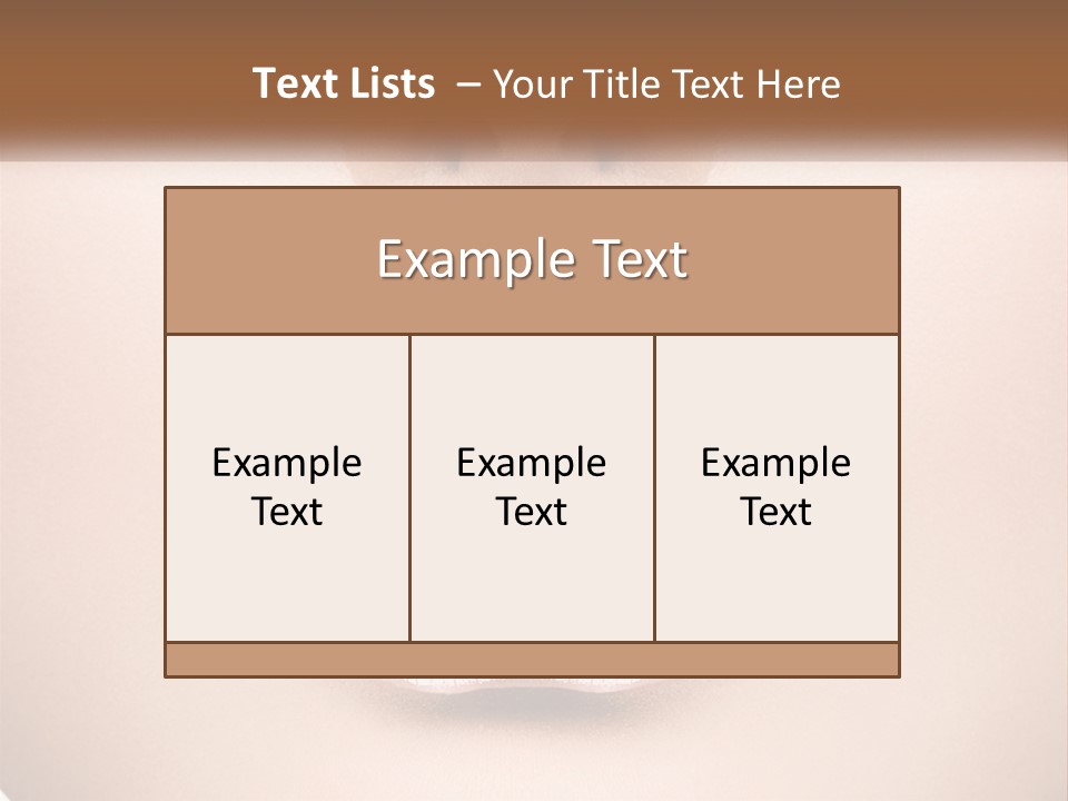 A Woman's Lips With A Heart Shaped Lip PowerPoint Template