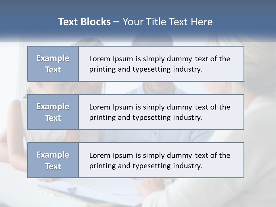A Family Sitting At A Table Talking To Each Other PowerPoint Template