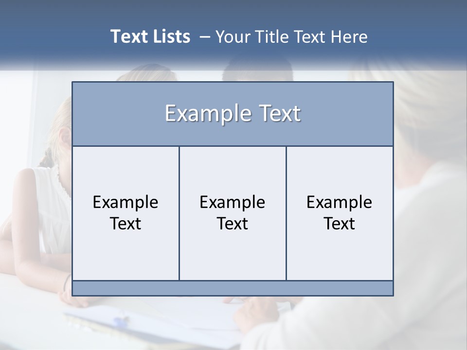 A Family Sitting At A Table Talking To Each Other PowerPoint Template