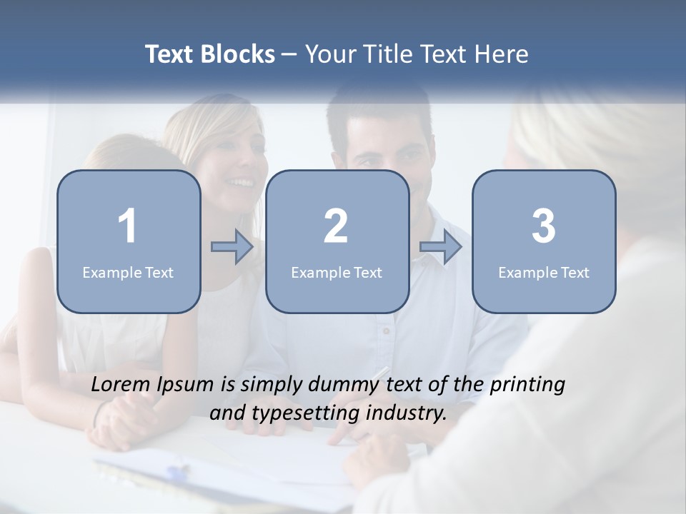 A Family Sitting At A Table Talking To Each Other PowerPoint Template