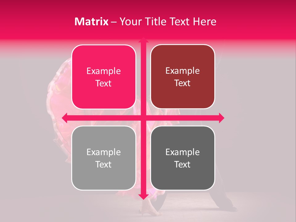 A Man And A Woman Dancing In A Dance Pose PowerPoint Template