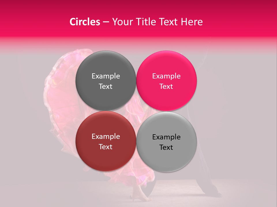 A Man And A Woman Dancing In A Dance Pose PowerPoint Template