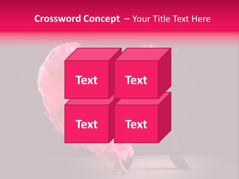 A Man And A Woman Dancing In A Dance Pose PowerPoint Template