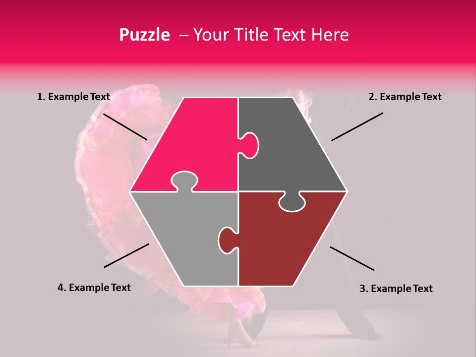 A Man And A Woman Dancing In A Dance Pose PowerPoint Template