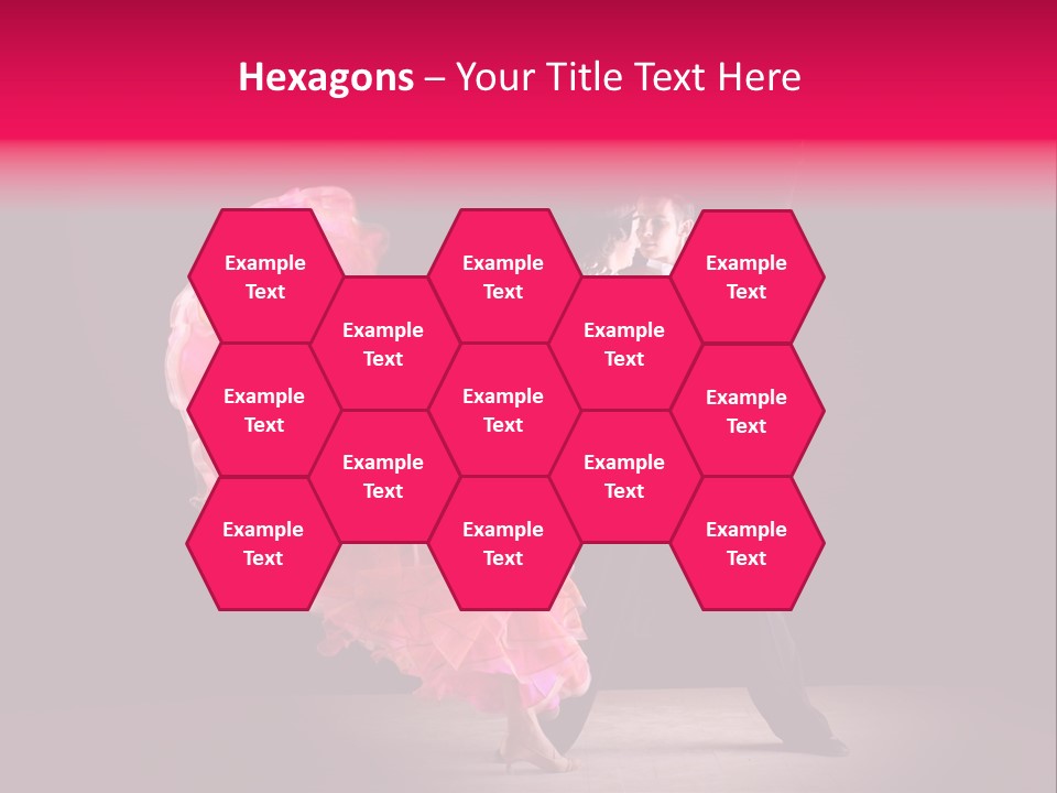 A Man And A Woman Dancing In A Dance Pose PowerPoint Template