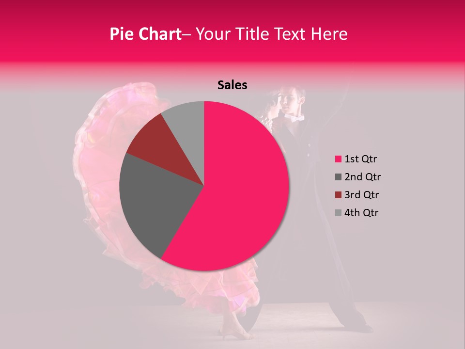 A Man And A Woman Dancing In A Dance Pose PowerPoint Template