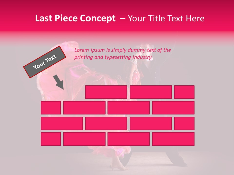 A Man And A Woman Dancing In A Dance Pose PowerPoint Template