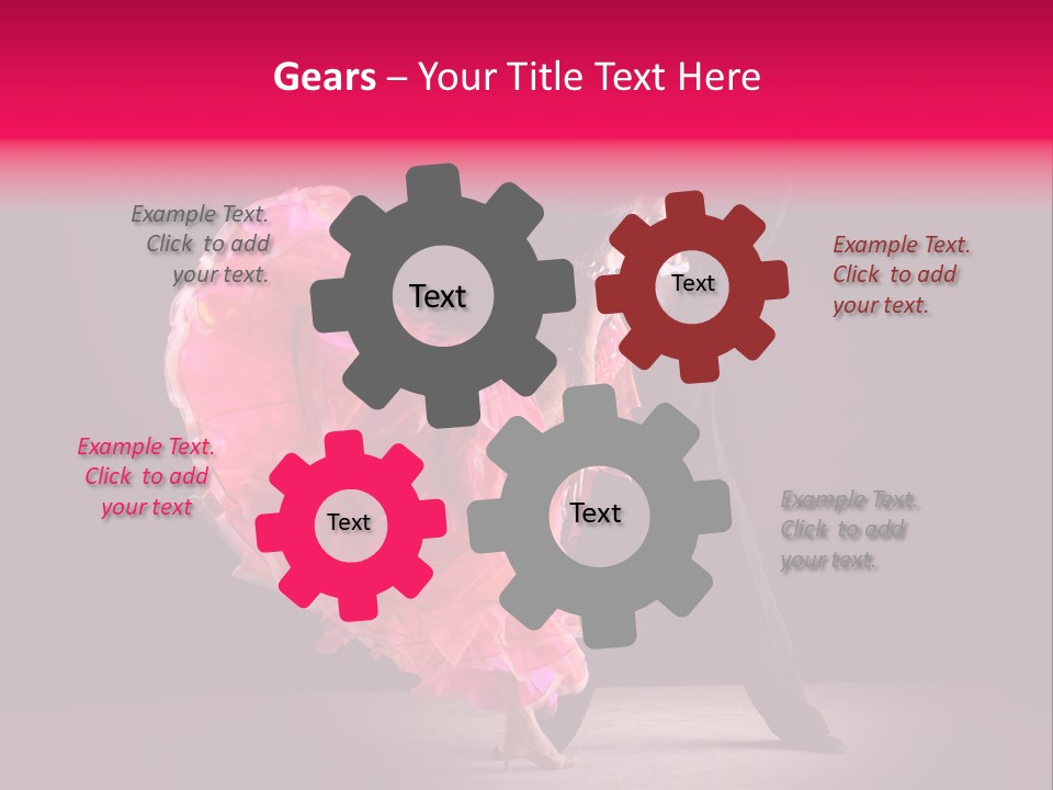 A Man And A Woman Dancing In A Dance Pose PowerPoint Template