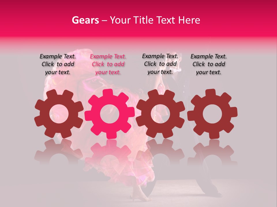 A Man And A Woman Dancing In A Dance Pose PowerPoint Template