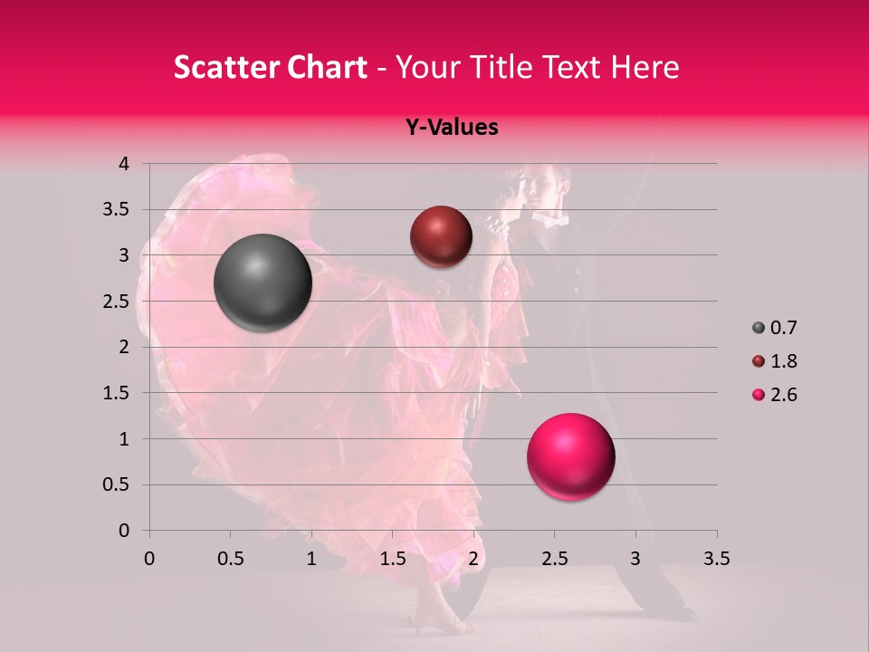 A Man And A Woman Dancing In A Dance Pose PowerPoint Template