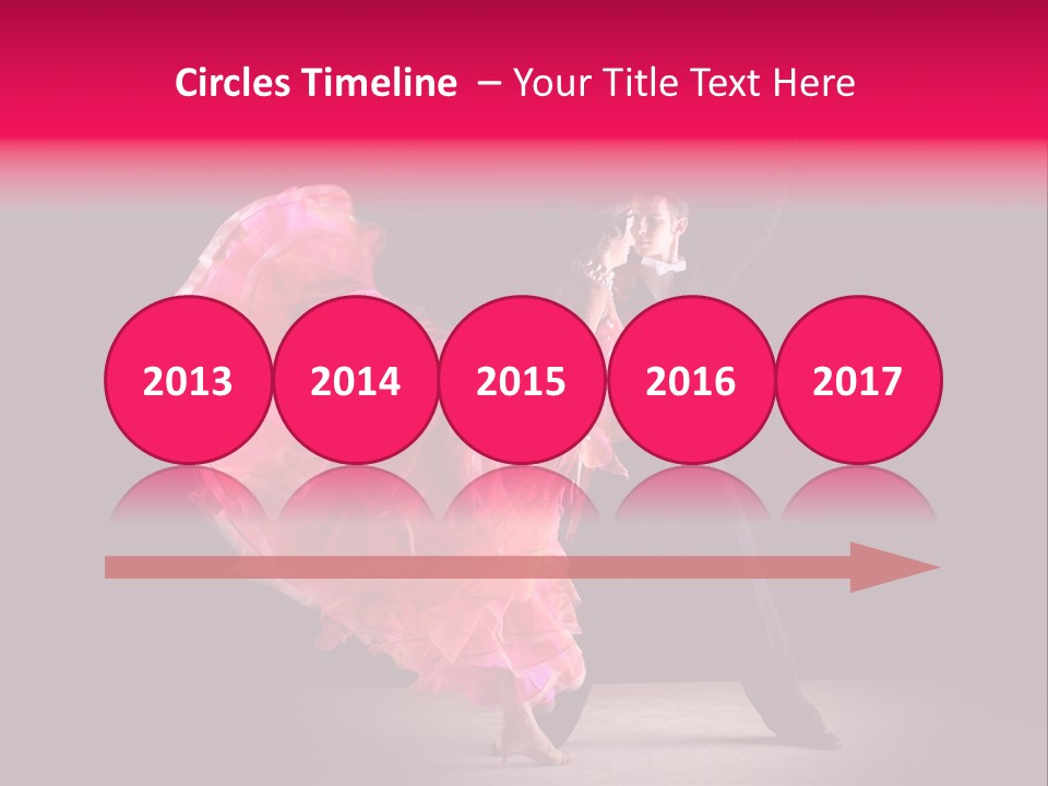 A Man And A Woman Dancing In A Dance Pose PowerPoint Template