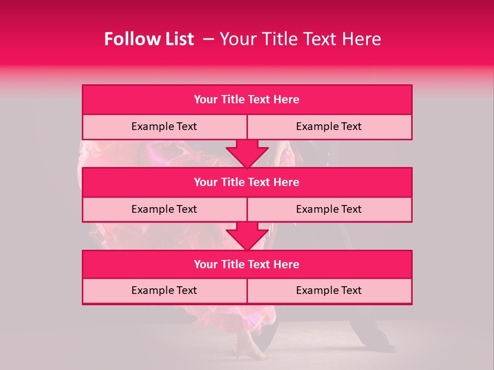 A Man And A Woman Dancing In A Dance Pose PowerPoint Template