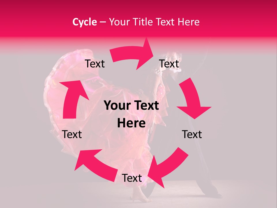 A Man And A Woman Dancing In A Dance Pose PowerPoint Template