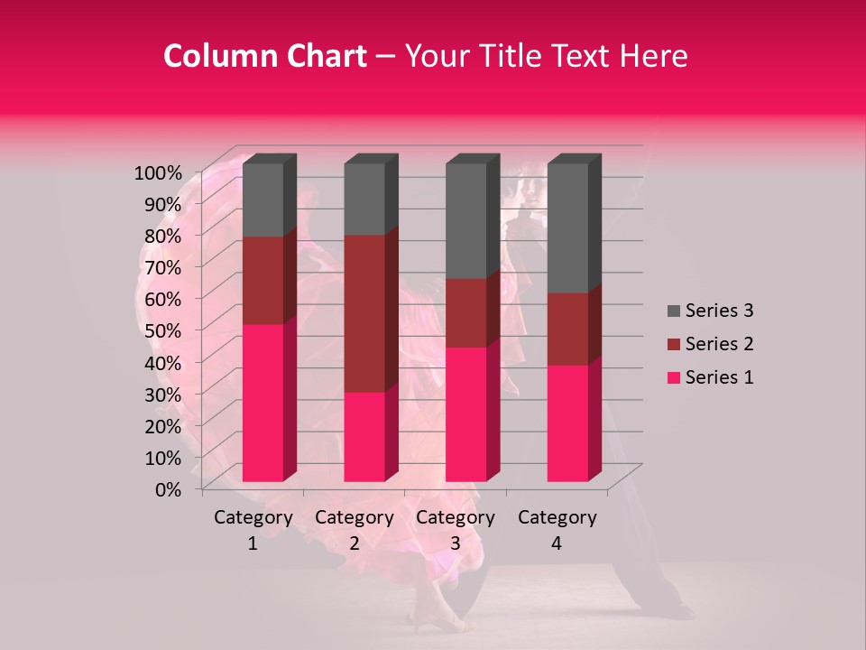 A Man And A Woman Dancing In A Dance Pose PowerPoint Template