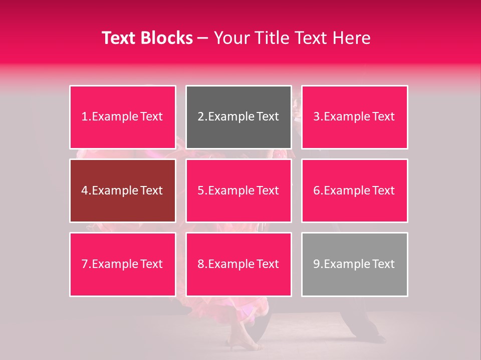 A Man And A Woman Dancing In A Dance Pose PowerPoint Template