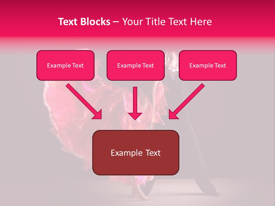 A Man And A Woman Dancing In A Dance Pose PowerPoint Template