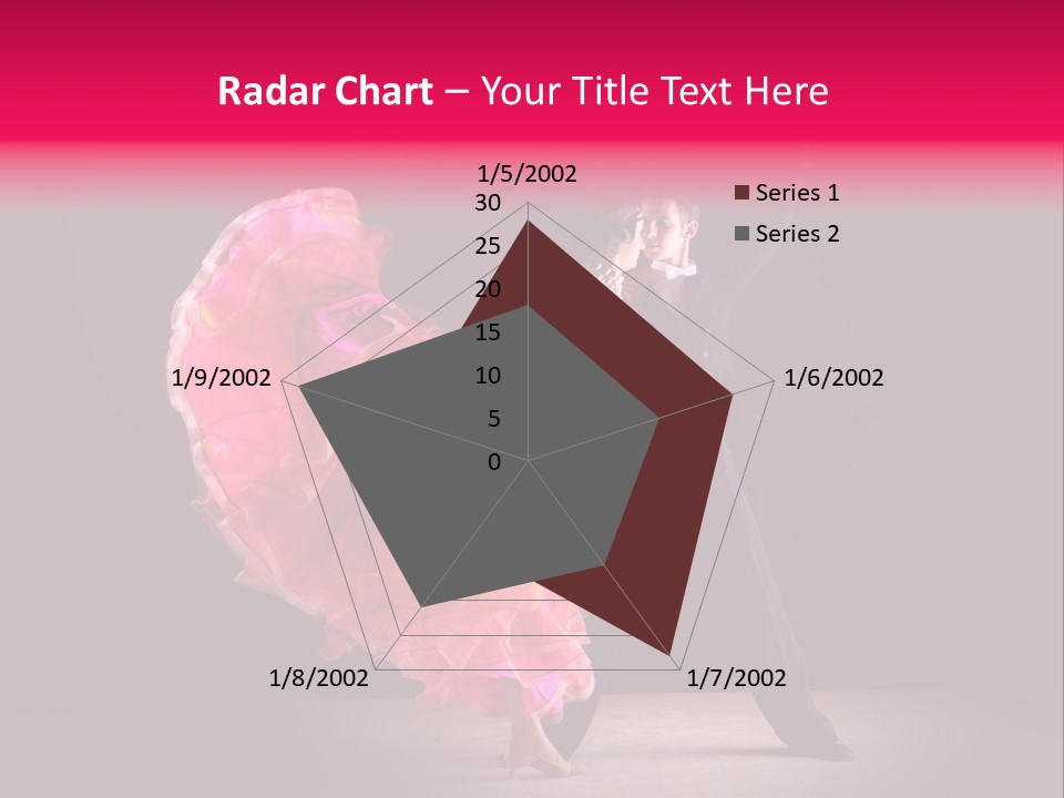 A Man And A Woman Dancing In A Dance Pose PowerPoint Template