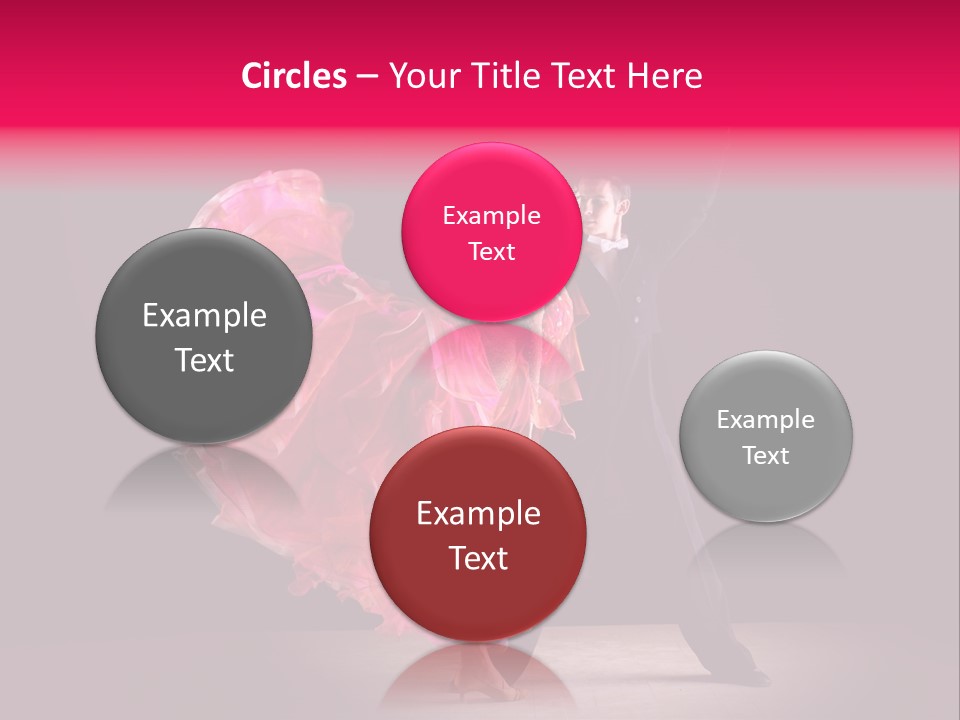 A Man And A Woman Dancing In A Dance Pose PowerPoint Template