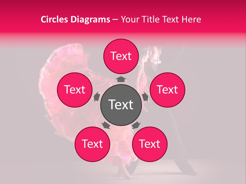 A Man And A Woman Dancing In A Dance Pose PowerPoint Template