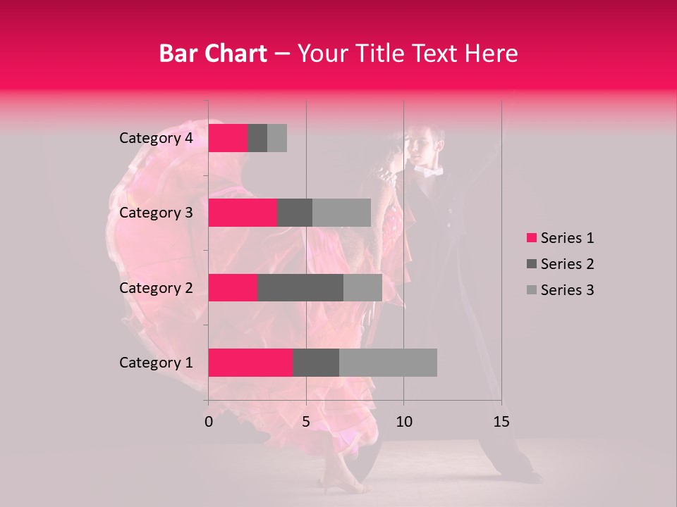 A Man And A Woman Dancing In A Dance Pose PowerPoint Template