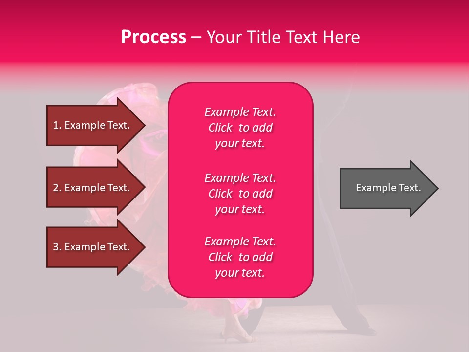 A Man And A Woman Dancing In A Dance Pose PowerPoint Template