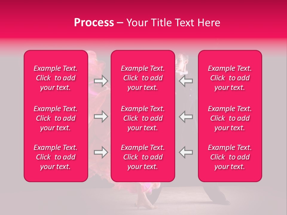 A Man And A Woman Dancing In A Dance Pose PowerPoint Template