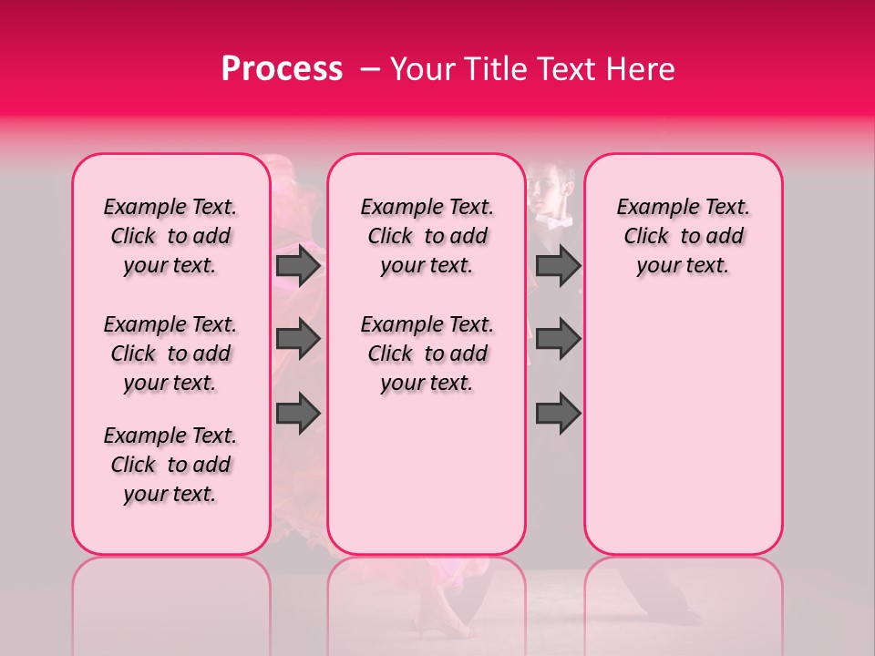 A Man And A Woman Dancing In A Dance Pose PowerPoint Template