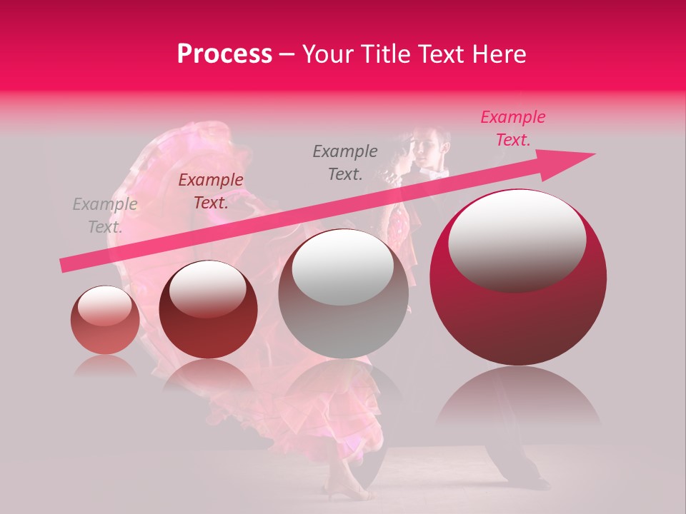 A Man And A Woman Dancing In A Dance Pose PowerPoint Template