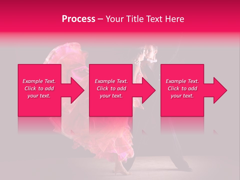 A Man And A Woman Dancing In A Dance Pose PowerPoint Template
