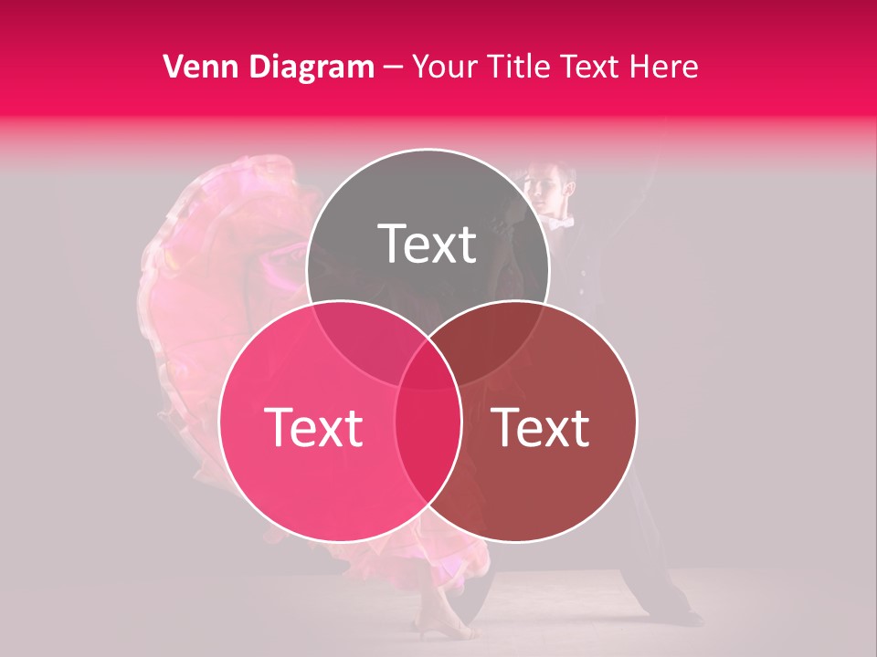 A Man And A Woman Dancing In A Dance Pose PowerPoint Template