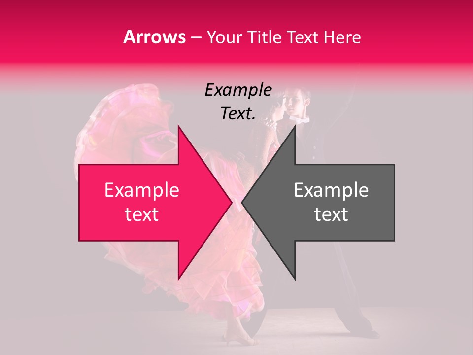 A Man And A Woman Dancing In A Dance Pose PowerPoint Template