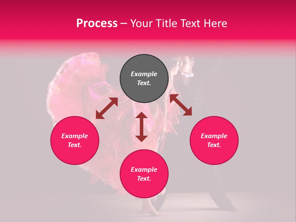 A Man And A Woman Dancing In A Dance Pose PowerPoint Template