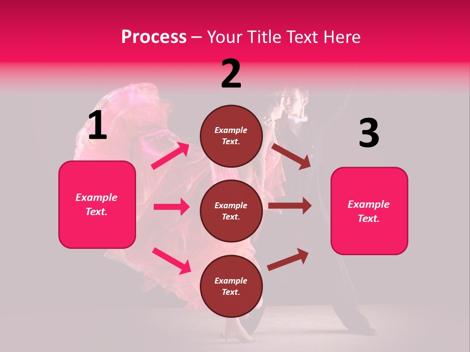 A Man And A Woman Dancing In A Dance Pose PowerPoint Template