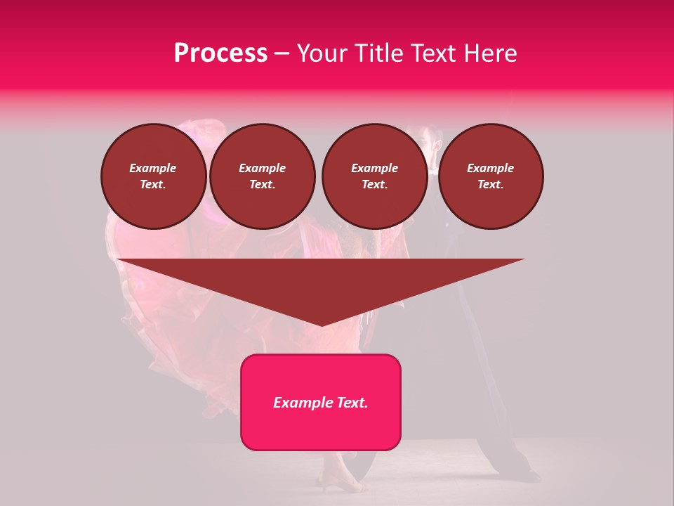 A Man And A Woman Dancing In A Dance Pose PowerPoint Template