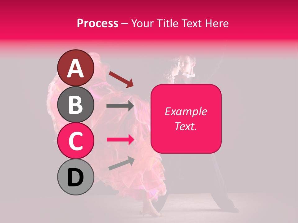 A Man And A Woman Dancing In A Dance Pose PowerPoint Template