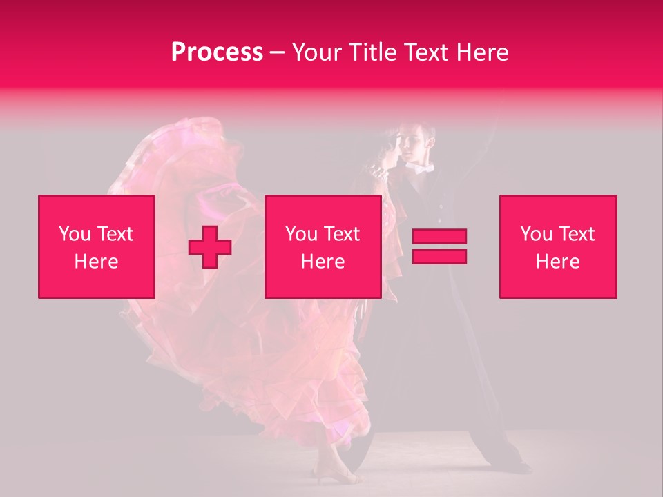 A Man And A Woman Dancing In A Dance Pose PowerPoint Template