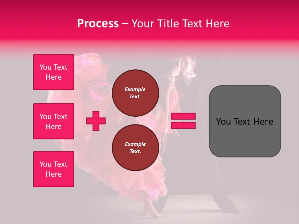 A Man And A Woman Dancing In A Dance Pose PowerPoint Template