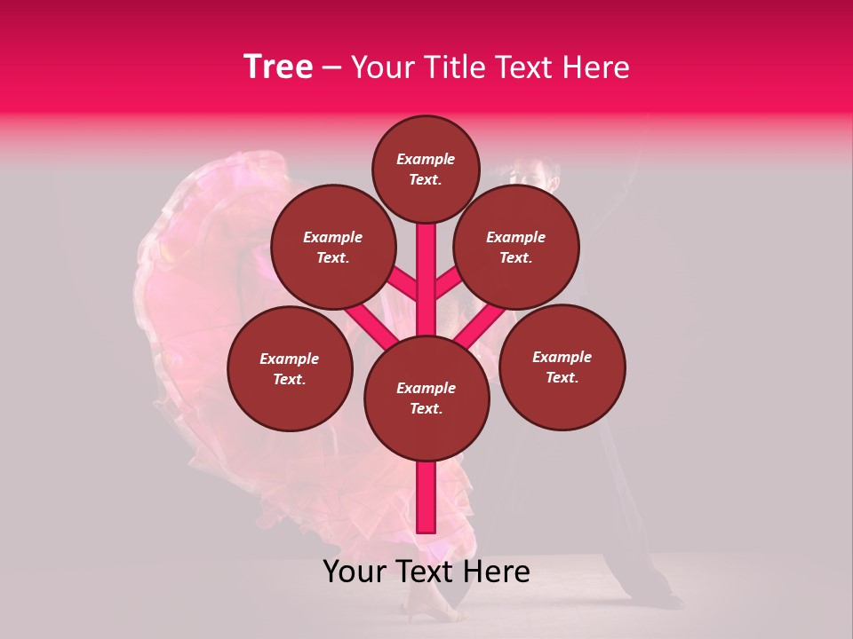 A Man And A Woman Dancing In A Dance Pose PowerPoint Template