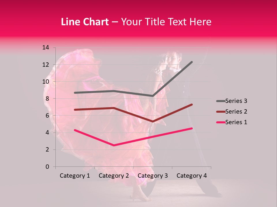 A Man And A Woman Dancing In A Dance Pose PowerPoint Template