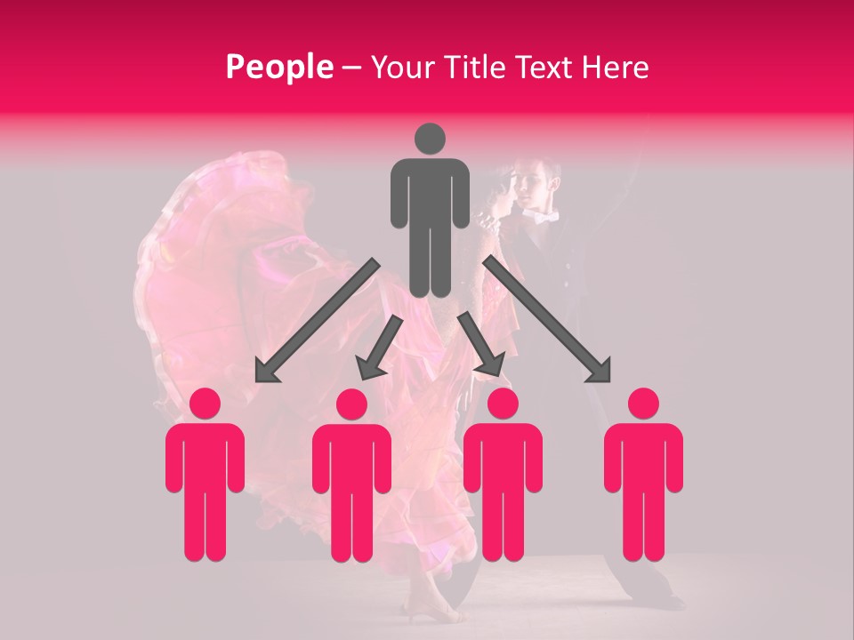 A Man And A Woman Dancing In A Dance Pose PowerPoint Template