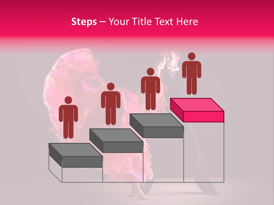 A Man And A Woman Dancing In A Dance Pose PowerPoint Template