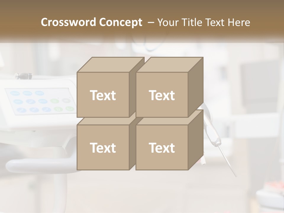 A Medical Powerpoint Presentation With Medical Equipment PowerPoint Template
