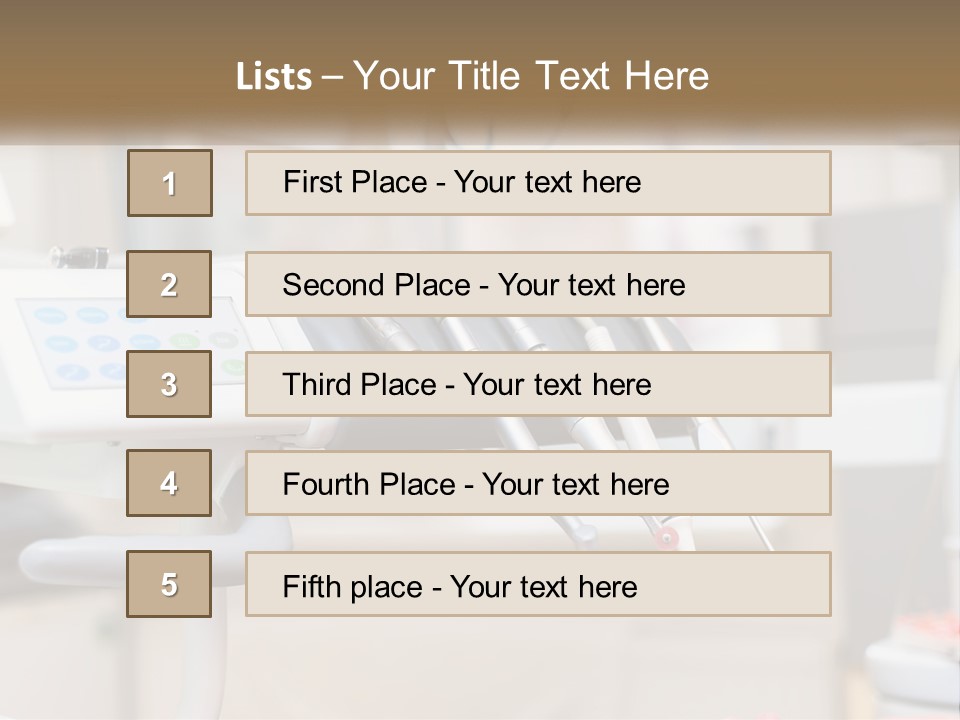 A Medical Powerpoint Presentation With Medical Equipment PowerPoint Template