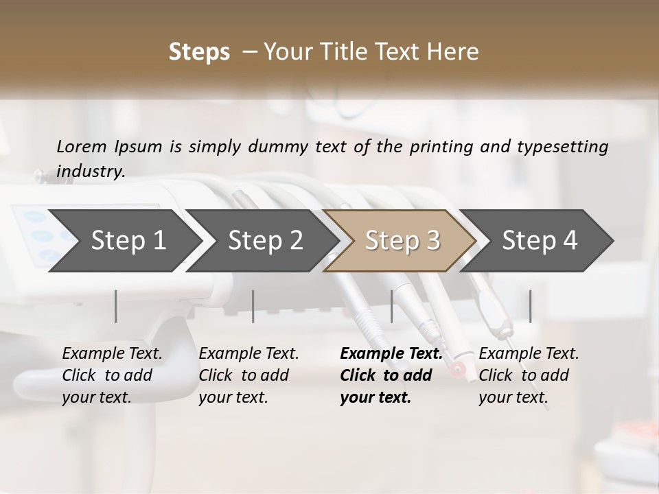A Medical Powerpoint Presentation With Medical Equipment PowerPoint Template