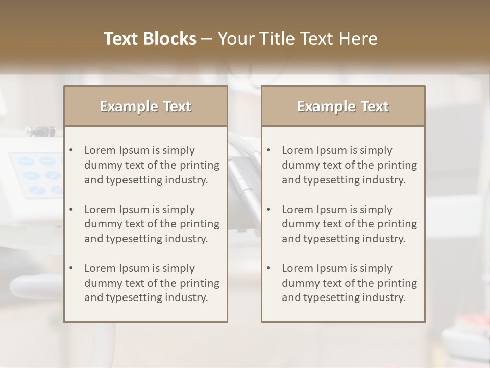 A Medical Powerpoint Presentation With Medical Equipment PowerPoint Template
