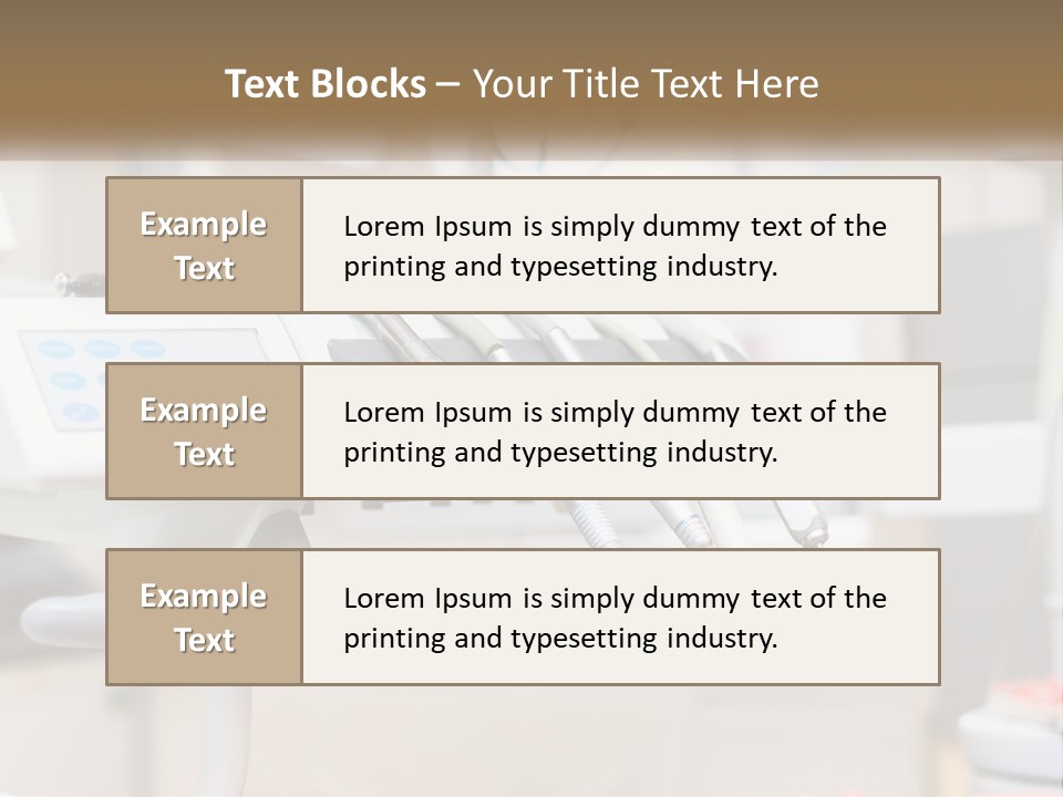 A Medical Powerpoint Presentation With Medical Equipment PowerPoint Template