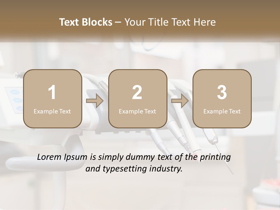 A Medical Powerpoint Presentation With Medical Equipment PowerPoint Template