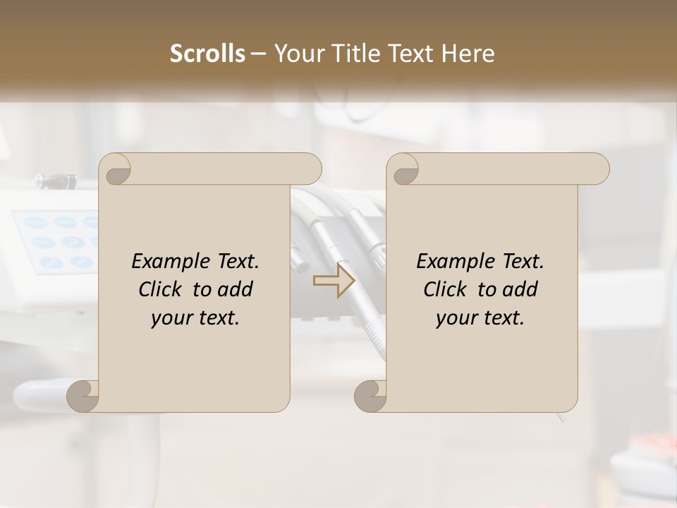 A Medical Powerpoint Presentation With Medical Equipment PowerPoint Template
