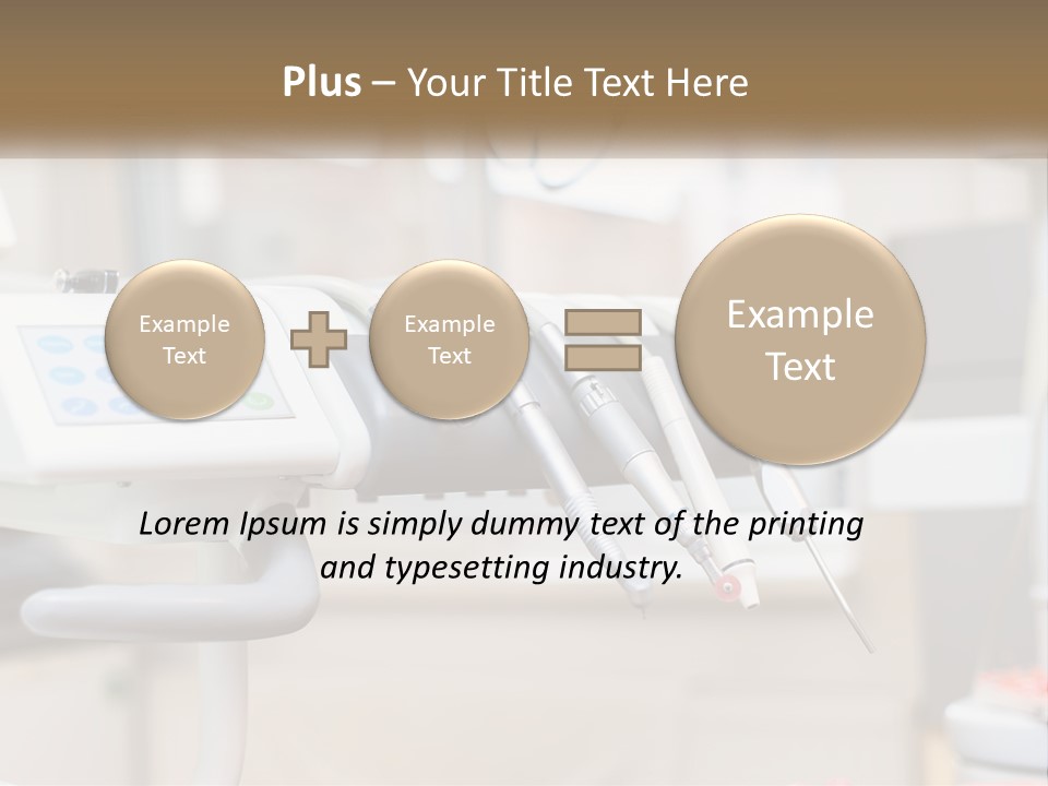 A Medical Powerpoint Presentation With Medical Equipment PowerPoint Template